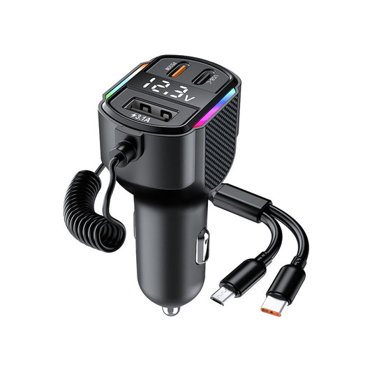 K4PLUS 4 In 1 Car Charger Car Phone Holder Convenient