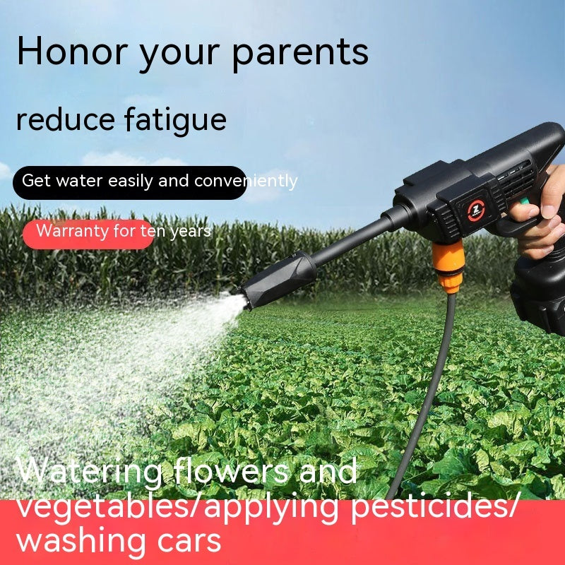 High Pressure Water Gun Tool Household Lithium Battery Car Washing Machine Wireless