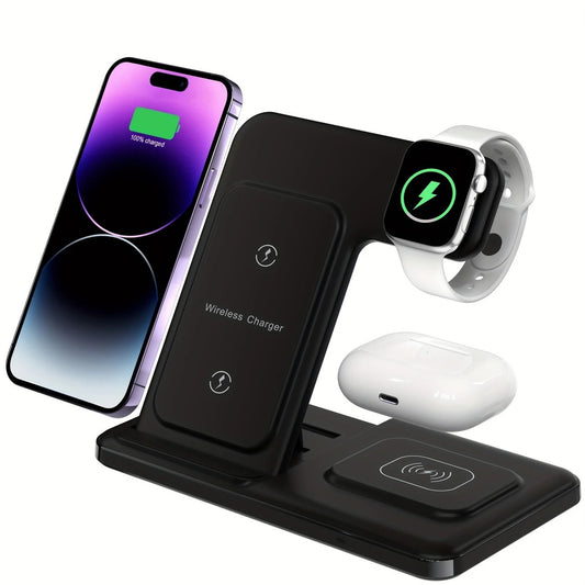 Fast Wireless Charger Three-in-one 15W